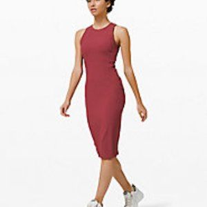 Lululemon Brunch and Back Dress Chianti Dress